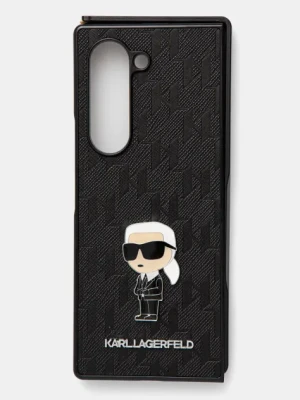 Karl Lagerfeld etui na telefon Z Fold6 F956 kolor czarny KLHCZFD6SAPKINPKK