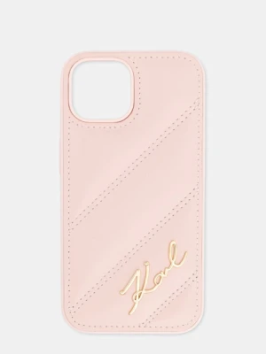 Karl Lagerfeld etui na telefon z imitacji skóry iPhone 15 / 14 / 13