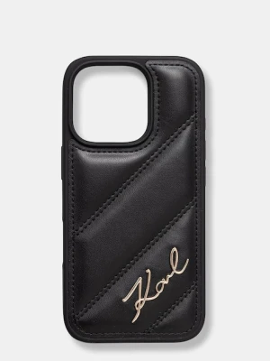 Karl Lagerfeld etui na telefon z imitacji skóry iPhone 16 Pro