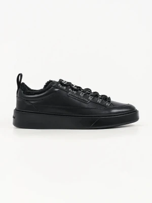 Karl Lagerfeld Flint sneakersy męskie skórzane czarny