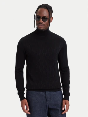 KARL LAGERFELD Golf 655012 564302 Czarny Regular Fit
