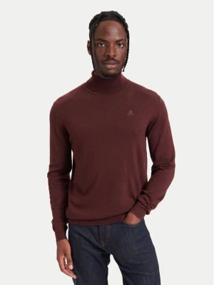 KARL LAGERFELD Golf 655058 564399 Bordowy Regular Fit
