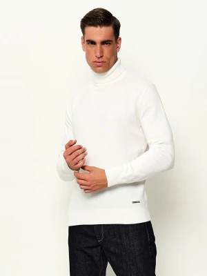 Karl Lagerfeld Golf | Slim Fit | z dodatkiem wełny biały