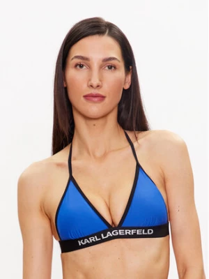 KARL LAGERFELD Góra od bikini 230W2234 Niebieski