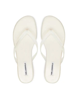KARL LAGERFELD Japonki Jelly Hell KL83006 VT1 Biały