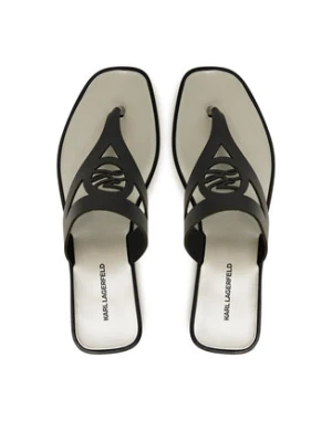 KARL LAGERFELD Japonki Skoot II KL80407 Czarny