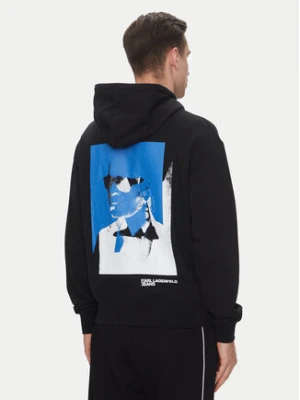 Karl Lagerfeld Jeans Bluza A2M20030 Czarny Relaxed Fit