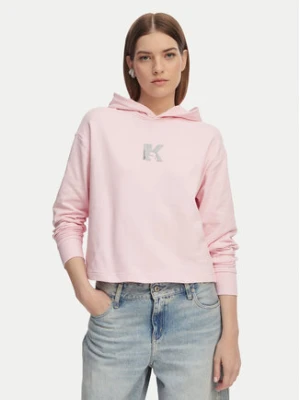 Karl Lagerfeld Jeans Bluza B2W20037 Różowy jasny Regular Fit