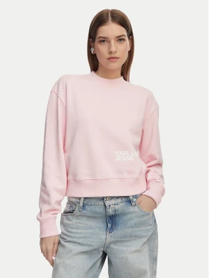 Karl Lagerfeld Jeans Bluza B2W20039 Różowy jasny Regular Fit
