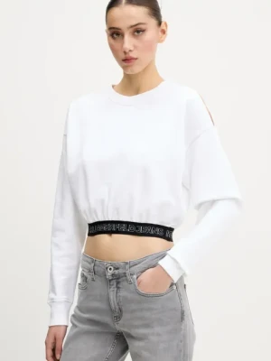 Karl Lagerfeld Jeans bluza damska kolor biały gładka A2W20062