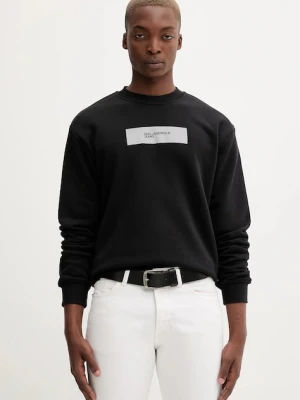 Karl Lagerfeld Jeans bluza męska kolor czarny z nadrukiem A4M20017