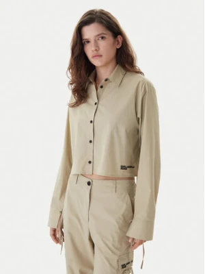 Karl Lagerfeld Jeans Bluzka B1W11027 Zielony Regular Fit