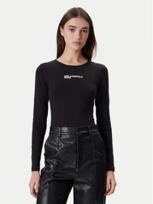 Karl Lagerfeld Jeans Body A4W17017 Czarny Slim Fit