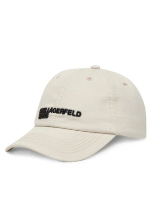 Karl Lagerfeld Jeans Czapka z daszkiem B2W33072 Kremowy