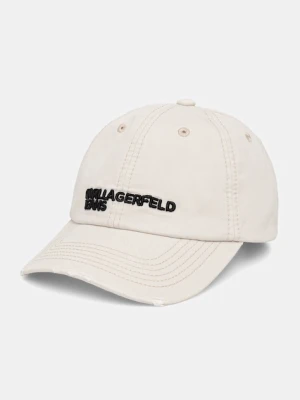 Karl Lagerfeld Jeans czapka z daszkiem męska bawełniana