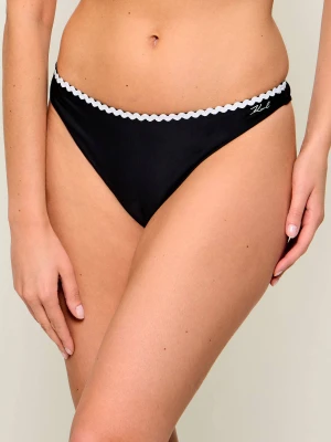 Karl Lagerfeld Jeans Dół od bikini czarny