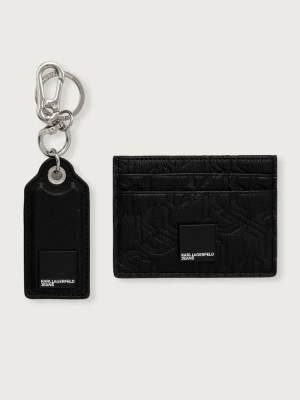 Karl Lagerfeld Jeans etui na karty męskie czarny