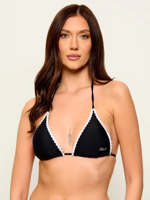 Karl Lagerfeld Jeans Góra od bikini Signature Scallop
