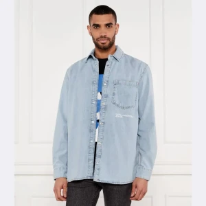 Karl Lagerfeld Jeans Jeansowa koszula | Regular Fit
