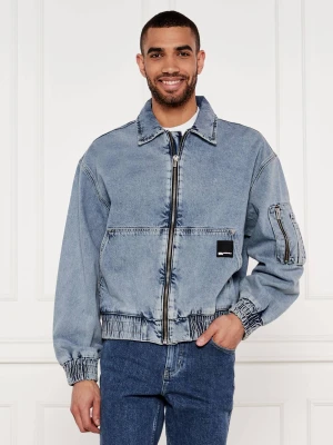 Karl Lagerfeld Jeans Jeansowa kurtka bomber | Loose fit