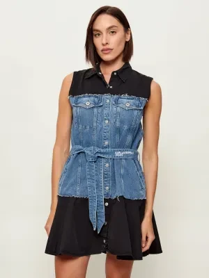 Karl Lagerfeld Jeans Jeansowa sukienka