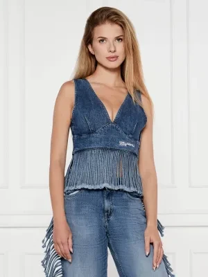 Karl Lagerfeld Jeans Jeansowy top | Slim Fit