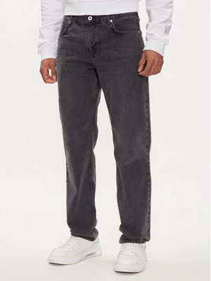 Karl Lagerfeld Jeans Jeansy 240D1100 Szary Straight Fit