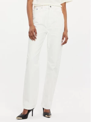 Karl Lagerfeld Jeans Jeansy 241J1106 Biały Straight Fit
