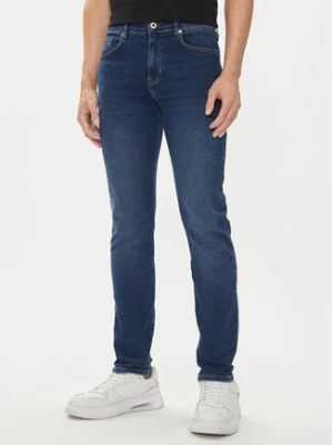 Karl Lagerfeld Jeans Jeansy 245D1102 Granatowy Skinny Fit