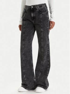 Karl Lagerfeld Jeans Jeansy B1W10083 Czarny Flare Fit