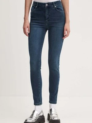 Karl Lagerfeld Jeans jeansy damskie kolor granatowy 246J1101