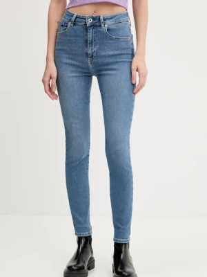 Karl Lagerfeld Jeans jeansy damskie kolor niebieski A3W10001