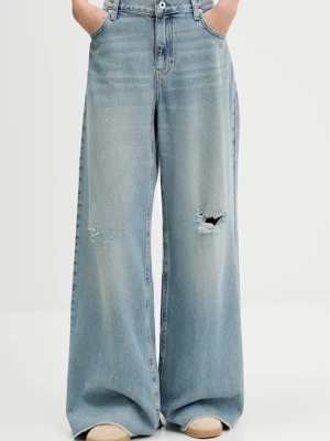 Karl Lagerfeld Jeans jeansy damskie kolor niebieski A4W10052