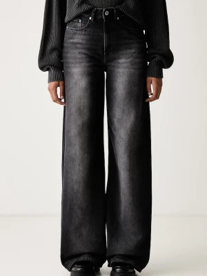 Karl Lagerfeld Jeans jeansy relaxed fit damskie czarny