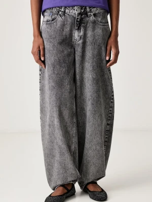 Karl Lagerfeld Jeans jeansy relaxed fit damskie szary