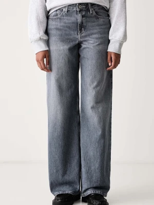 Karl Lagerfeld Jeans jeansy relaxed fit damskie szary
