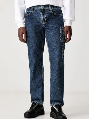 Karl Lagerfeld Jeans jeansy straight męskie niebieski