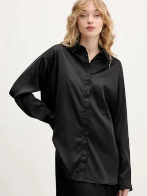 Karl Lagerfeld Jeans koszula damska kolor czarny relaxed z kołnierzykiem klasycznym B1W11038