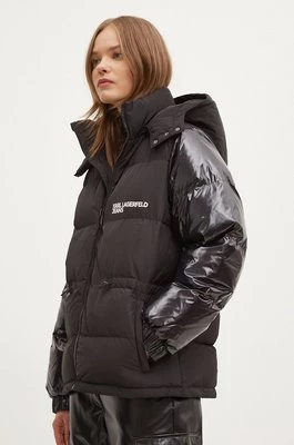 Karl Lagerfeld Jeans kurtka damska kolor czarny zimowa 245J1506