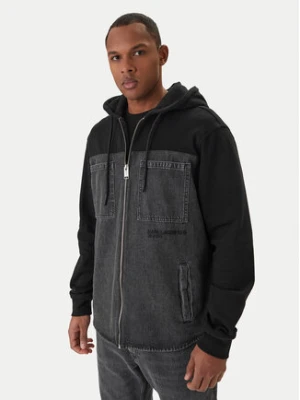 Karl Lagerfeld Jeans Kurtka jeansowa B1M14044 Szary Regular Fit