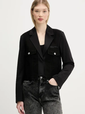 Karl Lagerfeld Jeans kurtka kolor czarny przejściowa A3W14019