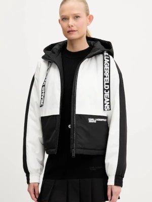 Karl Lagerfeld Jeans kurtka kolor czarny przejściowa A3W15021