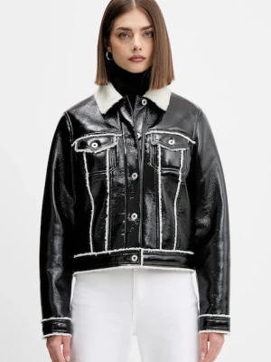 Karl Lagerfeld Jeans kurtka kolor czarny przejściowa A4W14054
