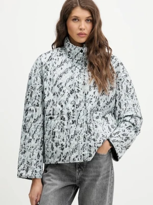 Karl Lagerfeld Jeans kurtka kolor niebieski przejściowa oversize B1W15025