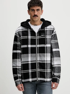 Karl Lagerfeld Jeans kurtka kolor szary przejściowa B1M14022