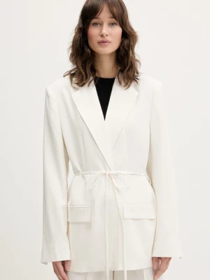 Karl Lagerfeld Jeans marynarka z domieszką lnu