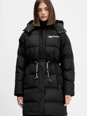 Karl Lagerfeld Jeans parka kolor czarny zimowa A4W15023