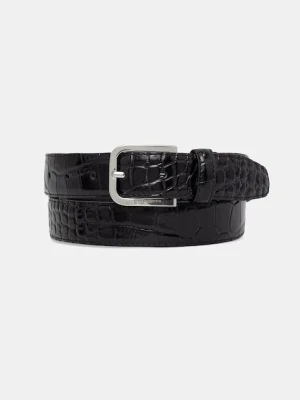 Karl Lagerfeld Jeans pasek damski skórzany