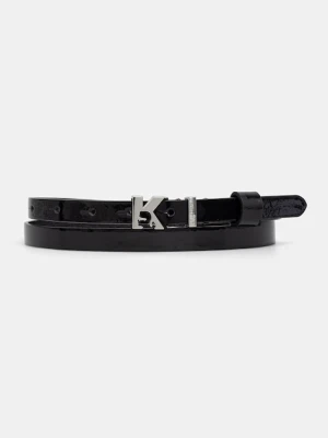 Karl Lagerfeld Jeans pasek damski skórzany