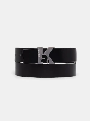 Karl Lagerfeld Jeans pasek dwustronny damski skórzany